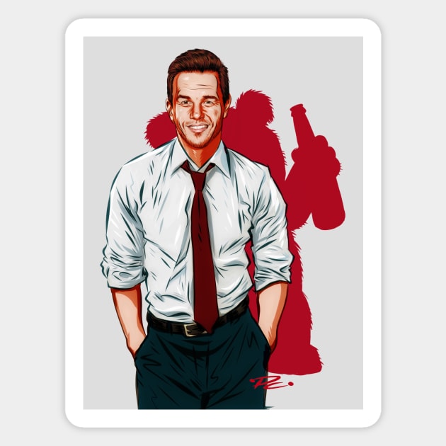 Mark Wahlberg - An illustration by Paul Cemmick Magnet by PLAYDIGITAL2020